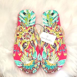 Vera Bradley Women's Flip Flop in Pattern Rumba Size Medium (7-8) NWT